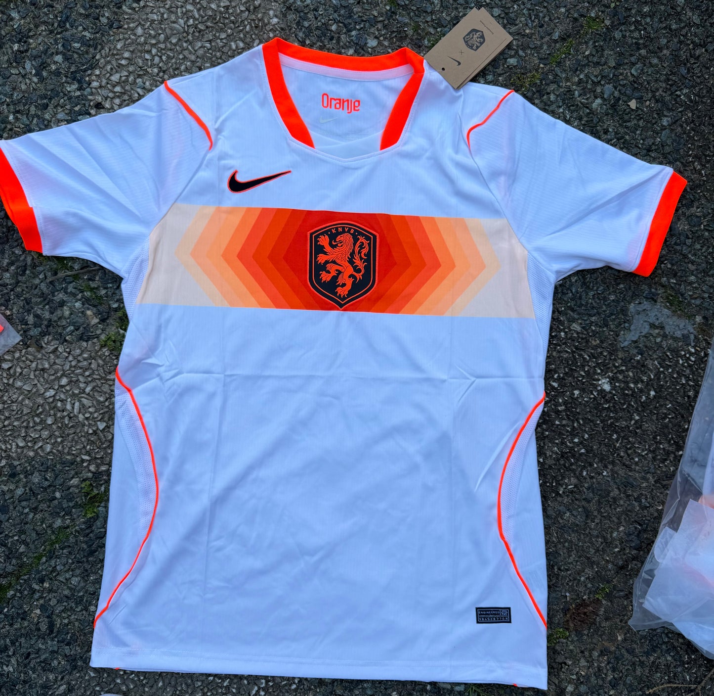 Oranje WK 2026 uit shirt Maat M Nieuw met kaartje
